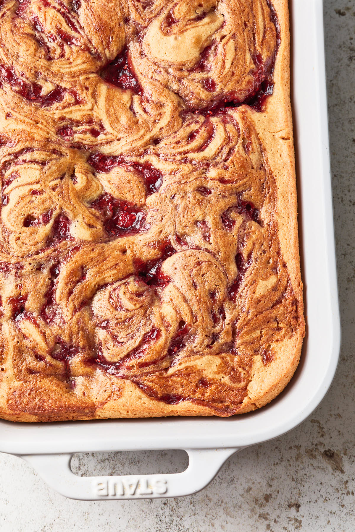 Peanut Butter and Jelly Snack Cake
