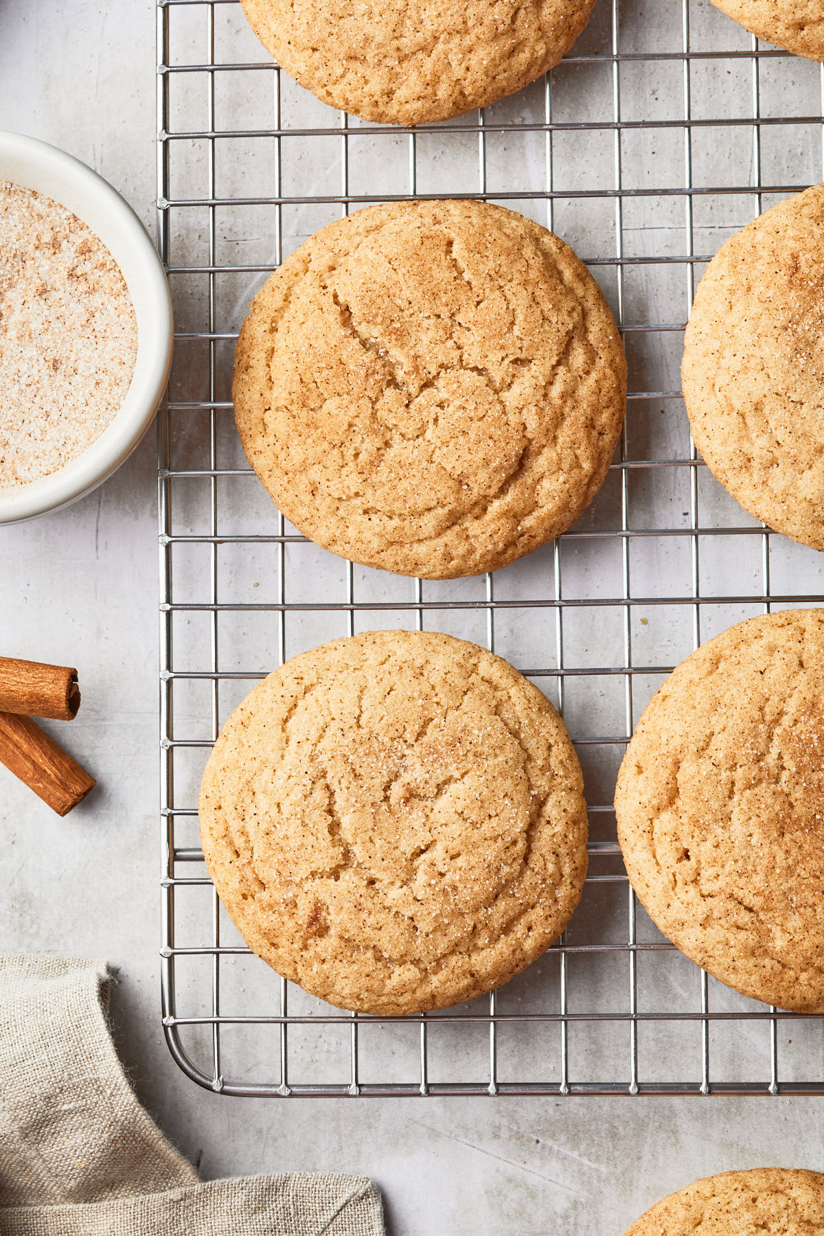 Dairy Free Snickerdoodle Cookies